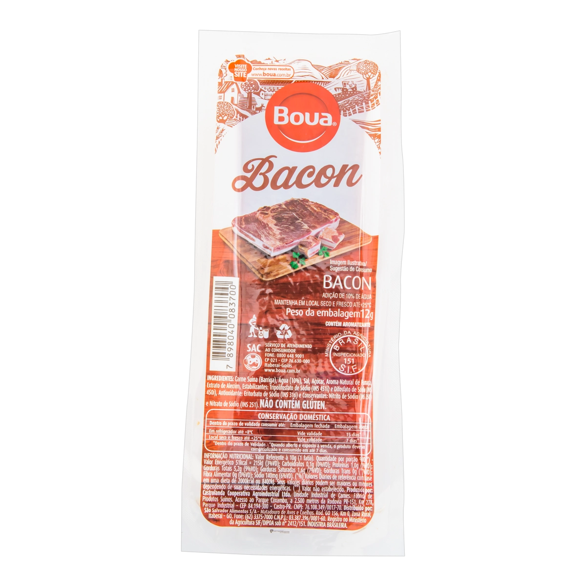 Bacon Defumado Boua