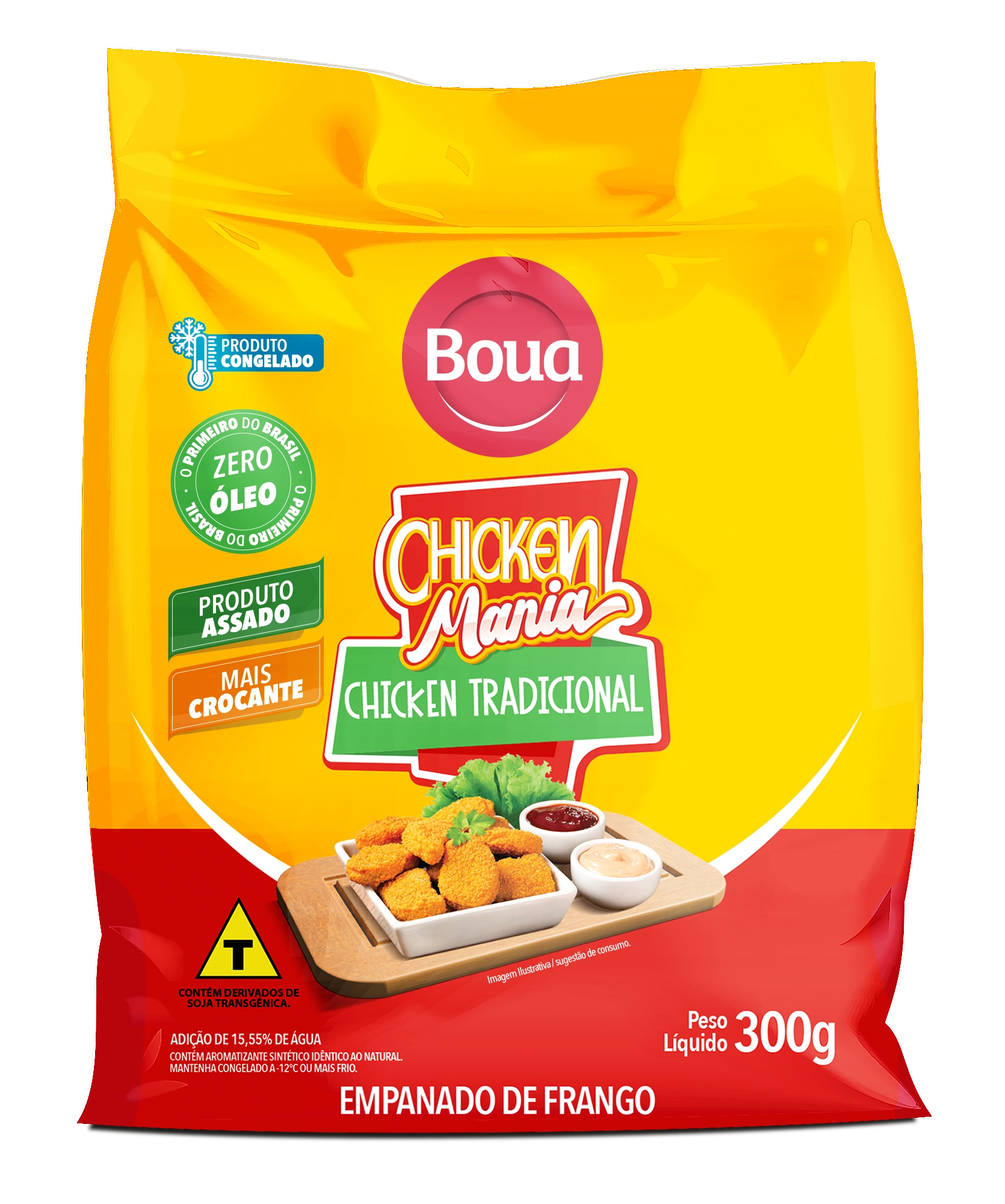 Tirinhas De Frango Cong Pouch Boua 300gr