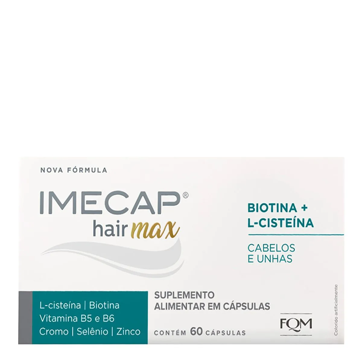 Suplemento Vitamínico Imecap Hair Max Cabelos e Unhas 60 Cápsulas