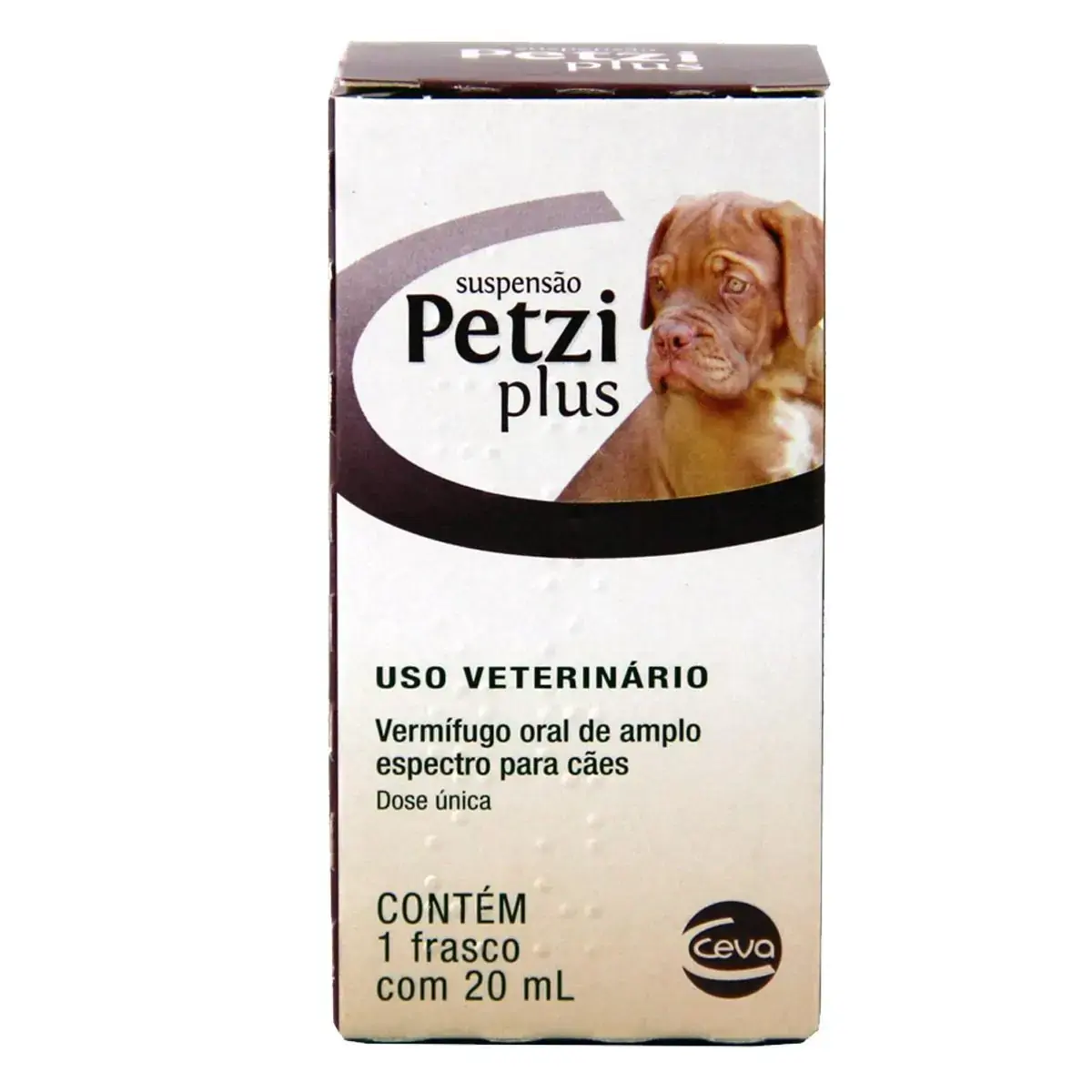 Petzi Plus 20ml Vermífugo Suspensão Cães Ceva
