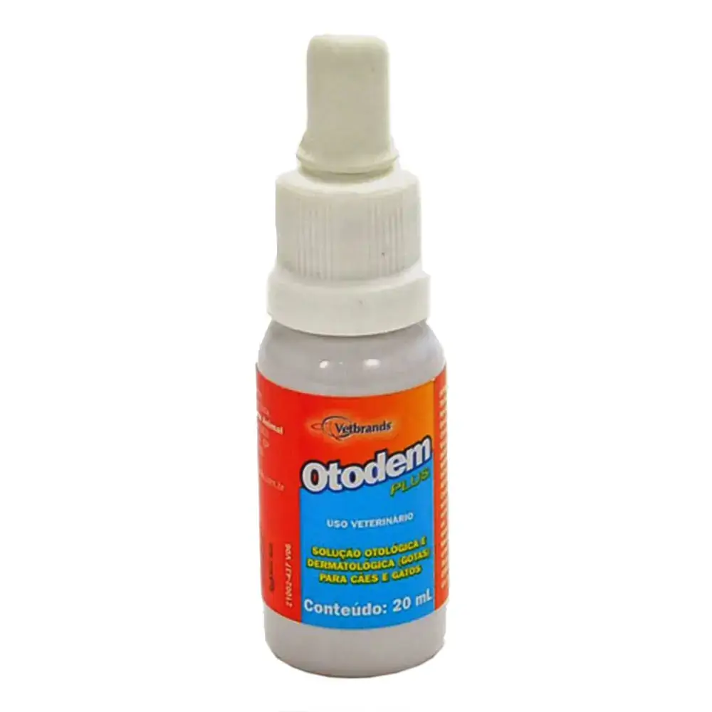 Solução Otológica e Dermatológica Ceva Otodem Plus - 20 ml