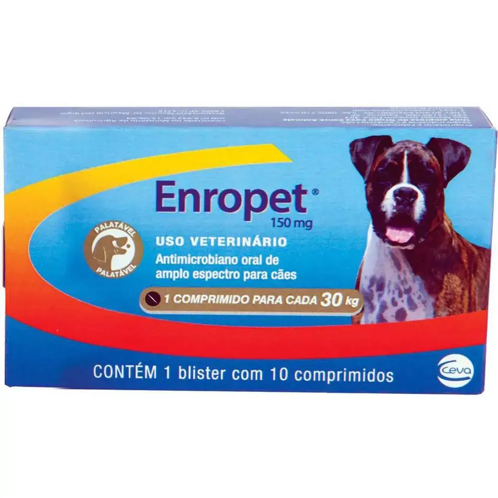 Enropet 150mg com 10 comprimidos Ceva