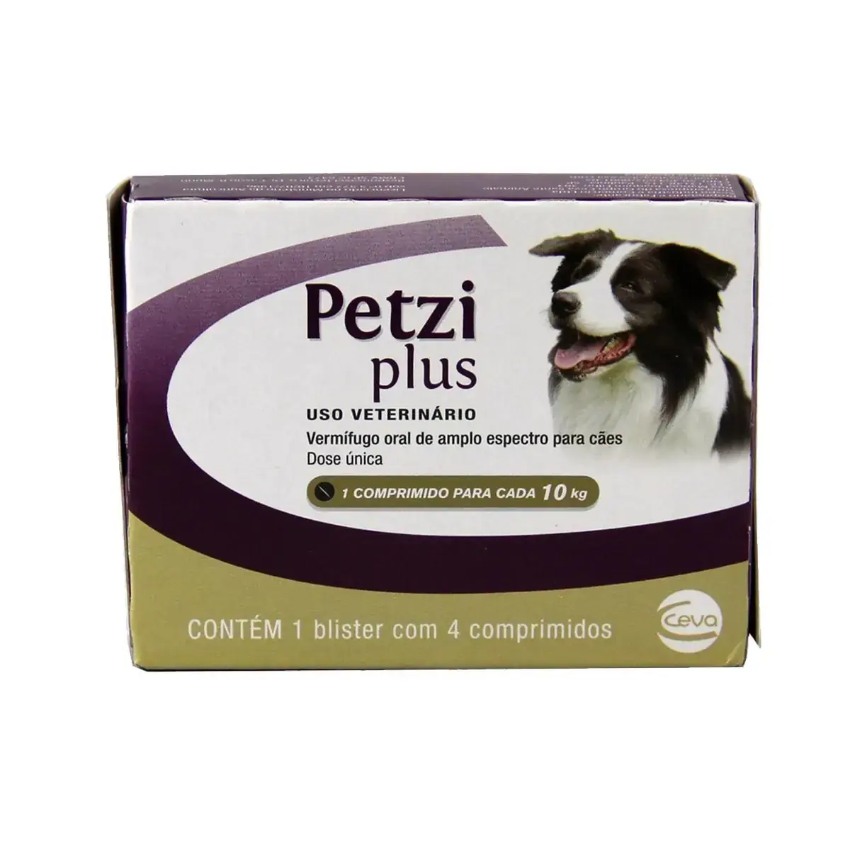 Petzi Plus 800mg Cães 10kg 4 Comprimidos Ceva