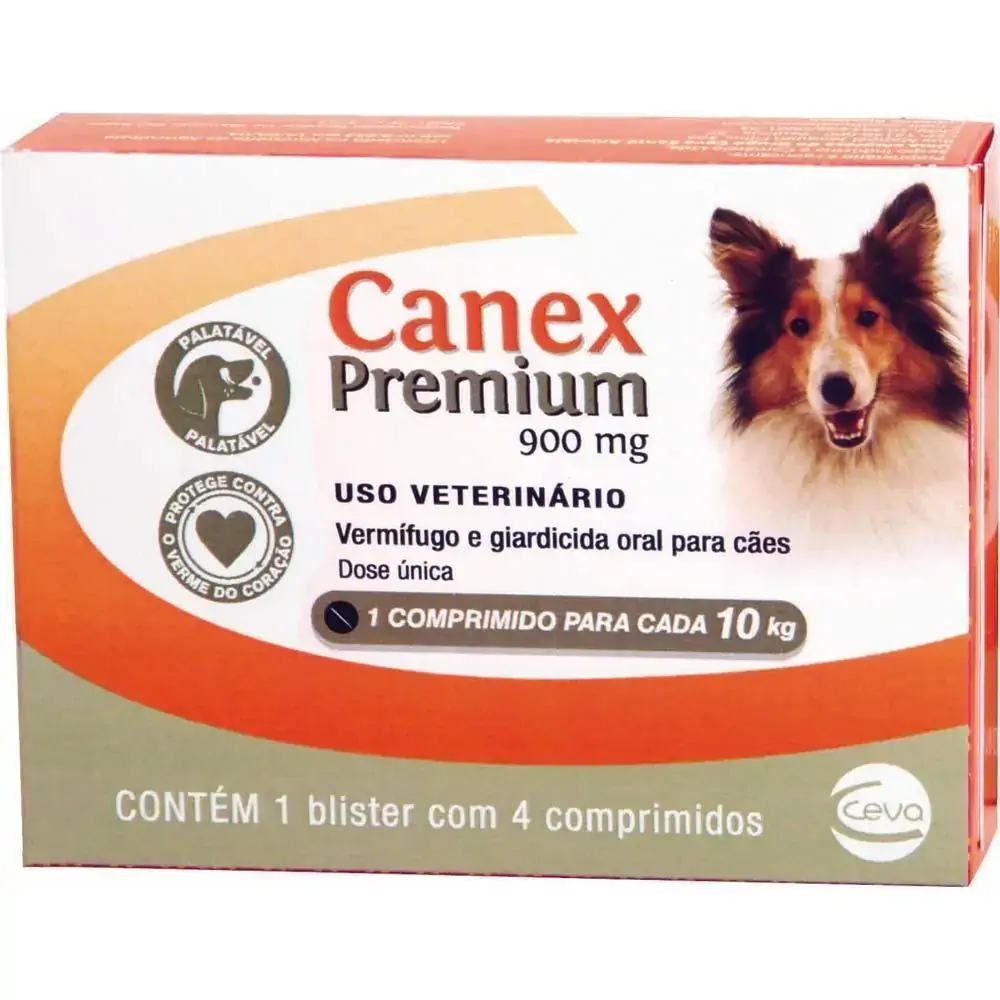Vermífugo Canex Premium Cães 10kg Ceva