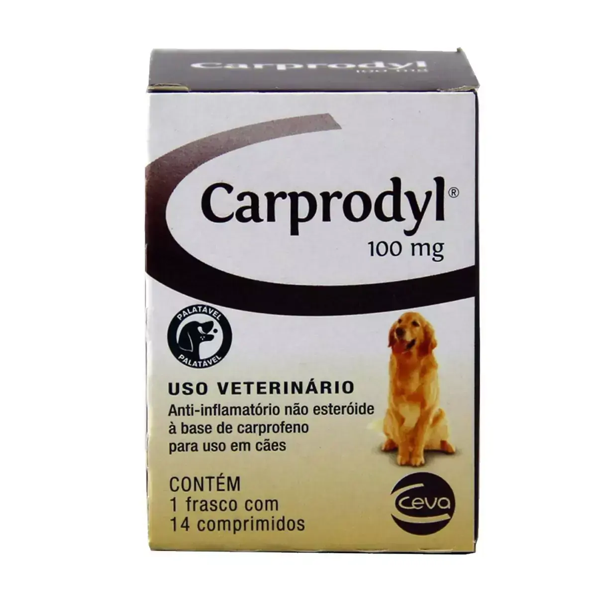 Carprodyl 100mg 14 Comprimidos Ceva Cães
