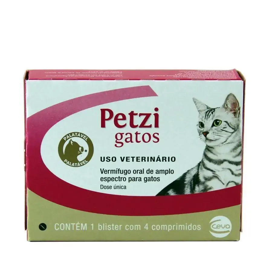 Petzi Gatos 4 Comprimidos Ceva