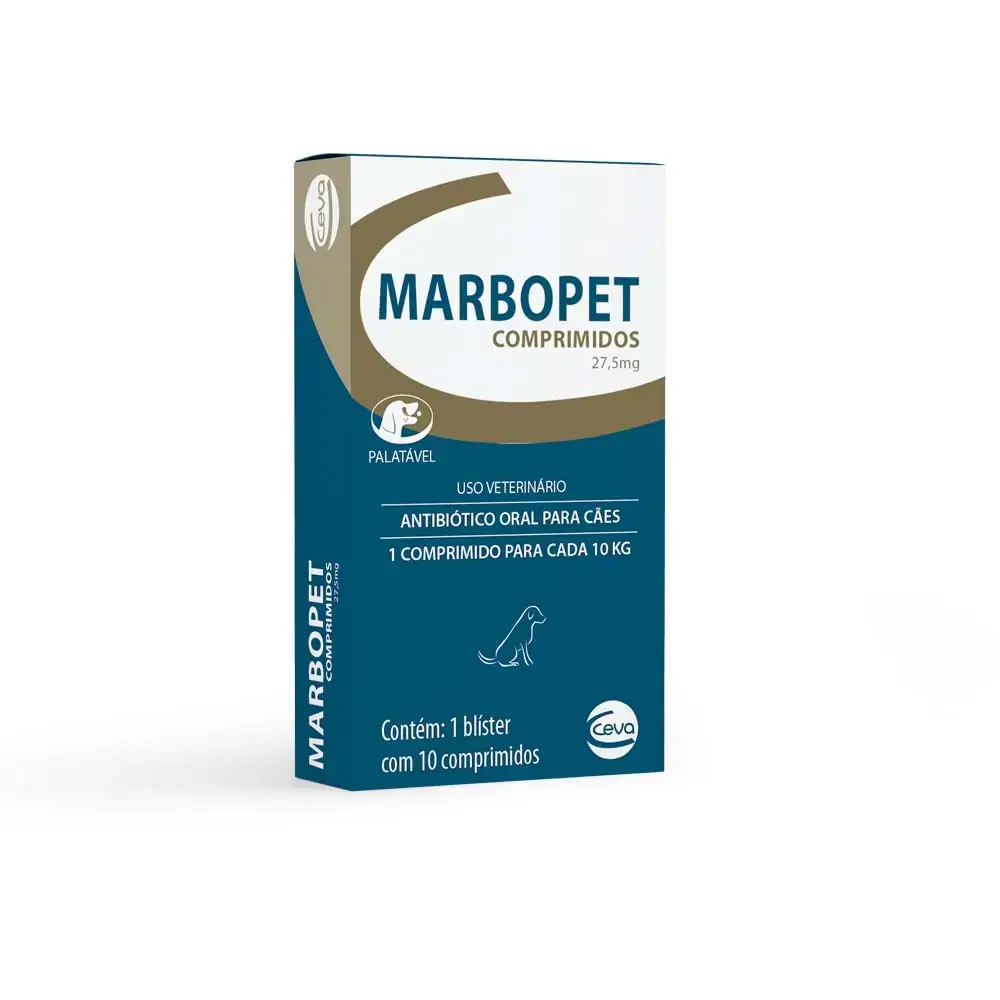 Marbopet 27,5mg com 10 comprimidos Ceva