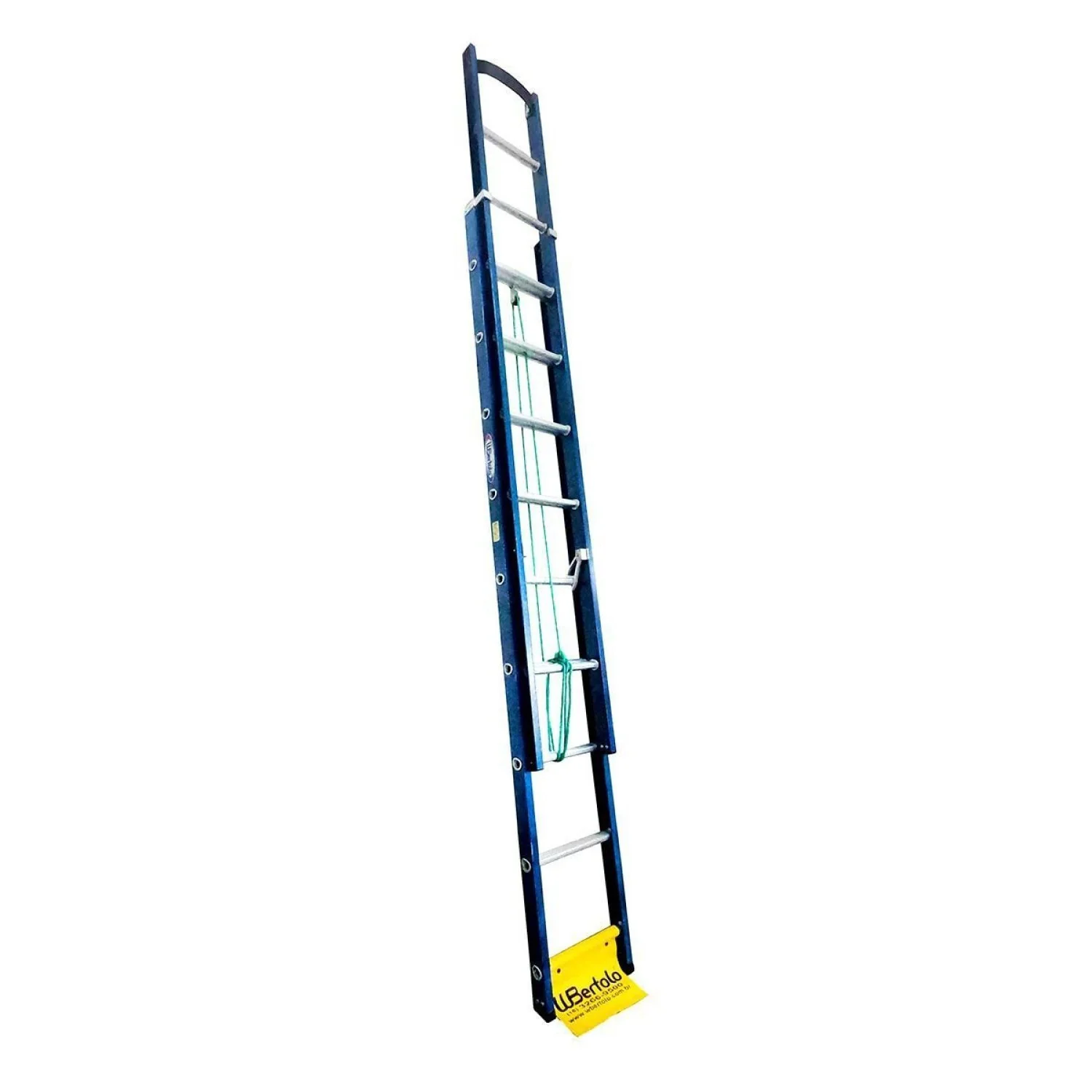 Escada Em Fibra Extensível Vazada 15 Degraus 2,90x4,70m Premium Wbertolo