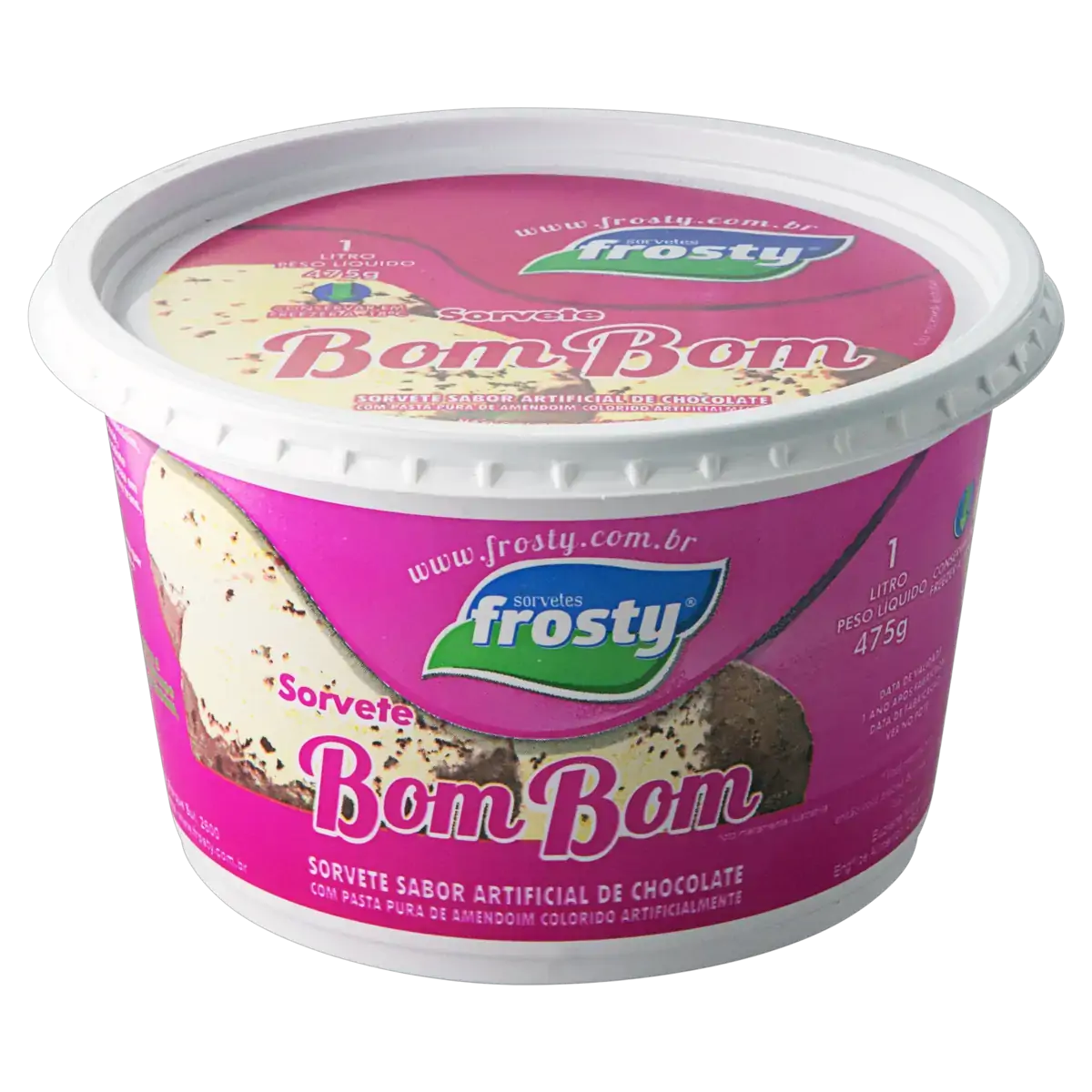 Sorvete Bombom Sorvetes Frosty Pote 1l