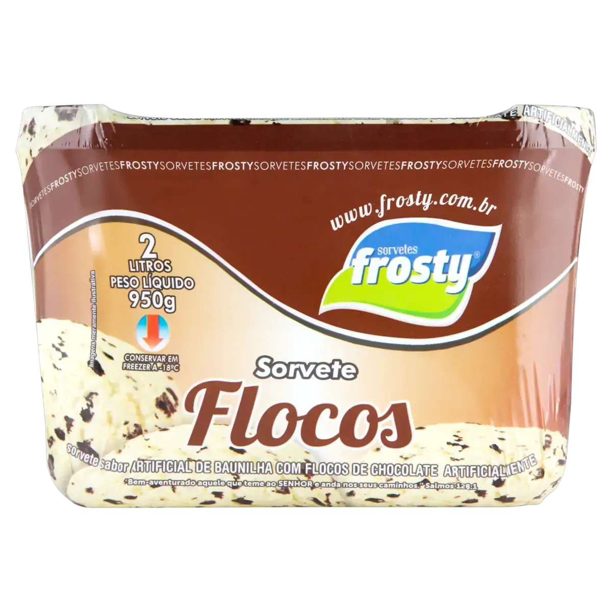 Sorvete Flocos Sorvetes Frosty Pote 2l