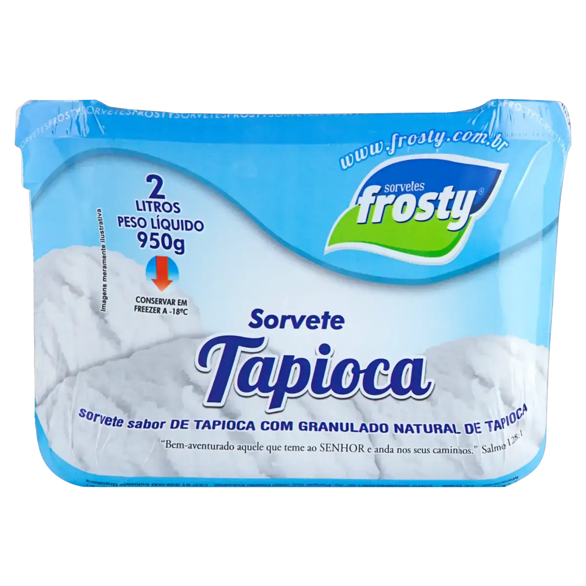 Sorvete Tapioca Sorvetes Frosty Pote 2l