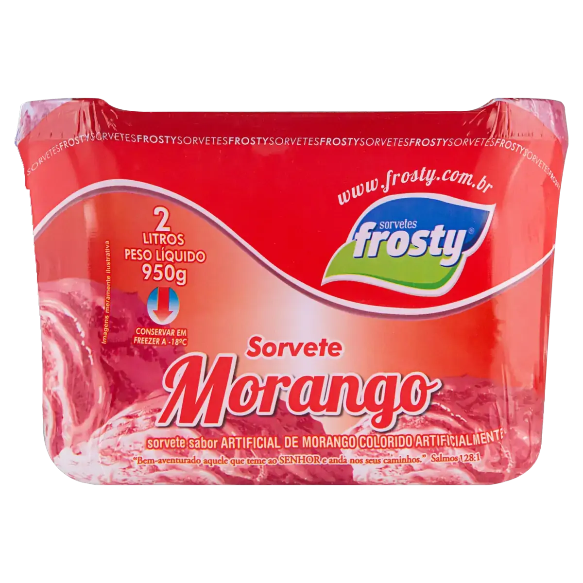 Sorvete Morango Sorvetes Frosty Pote 2l