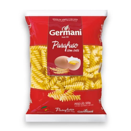Macarrão Germani Parafuso C/ovos 500gr
