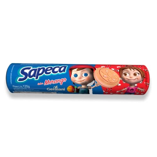 Bisc Rech Filler Sapeca 110g Morango