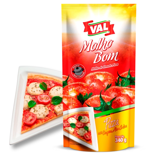 Molho De Tom Val 340gr Pizza Sache