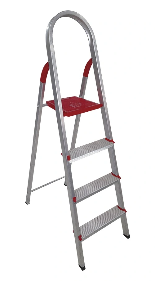 Escada De Alumínio 4 Degraus Linha Prática
