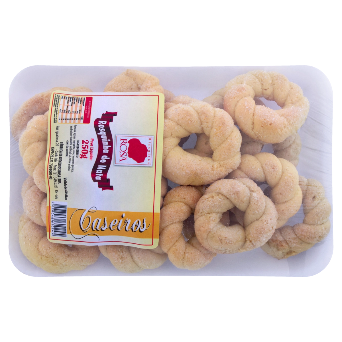 Biscoito Rosquinha Nata Rosa Pote 250g