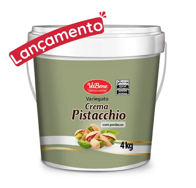 Pasta P/recheio Crema Pistacchio 4kg Vabene