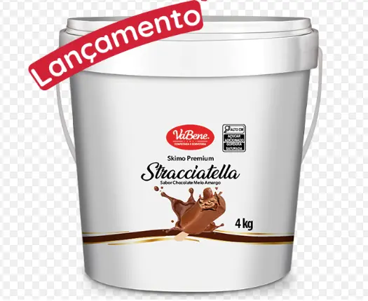 Cobertura Chocolate Meio Amargo Stracciatella 4kg Vabene