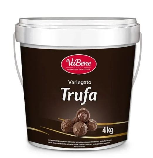 Variegato Trufa Sabor Chocolate Ao Leite 4x4kg