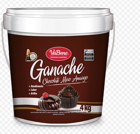 Ganache Choc.meio Amargo Vabene Bd 4 Kg