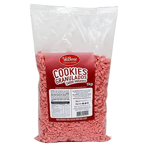 Pp Cookies Granulados Vabene 1kg Morango
