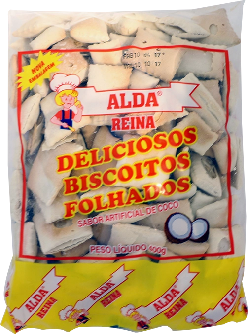 Bolacha Reina Folhado Coco