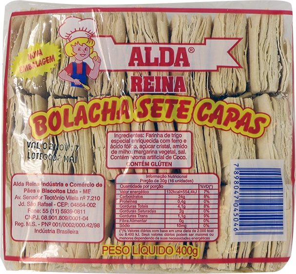 Bolacha Alda 400gr Sete Capas