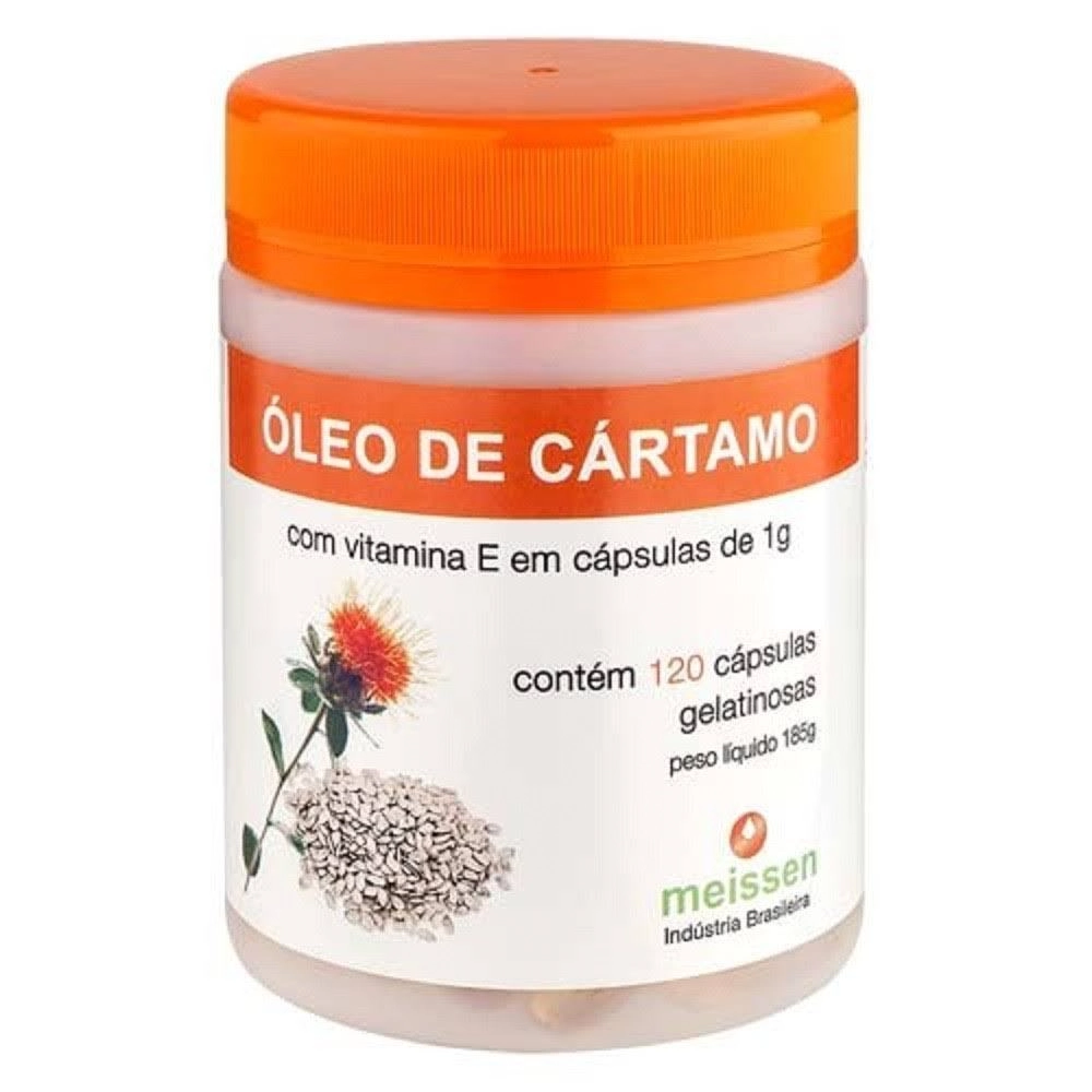 óleo De Cártamo 1g 120 Cápsulas Meissen