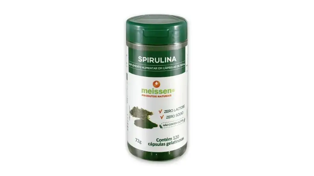Spirulina 120 Capsulas 500mg Meissen