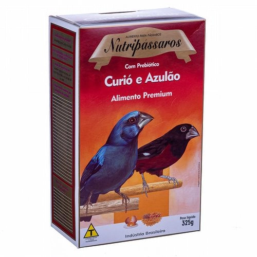 Ração para Curió e Azulão Nutripássaros Premium 325g