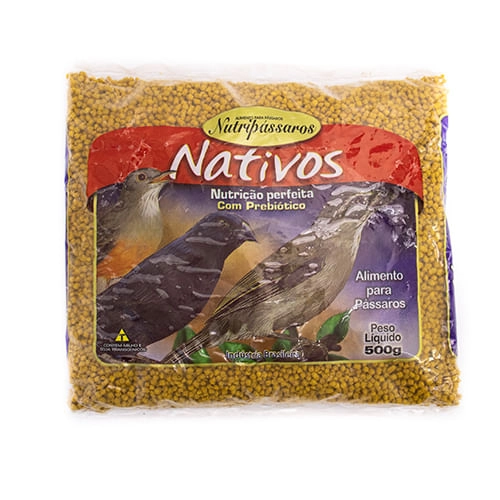 Ração para Pássaros Nativos Nutripássaros Premium 500g