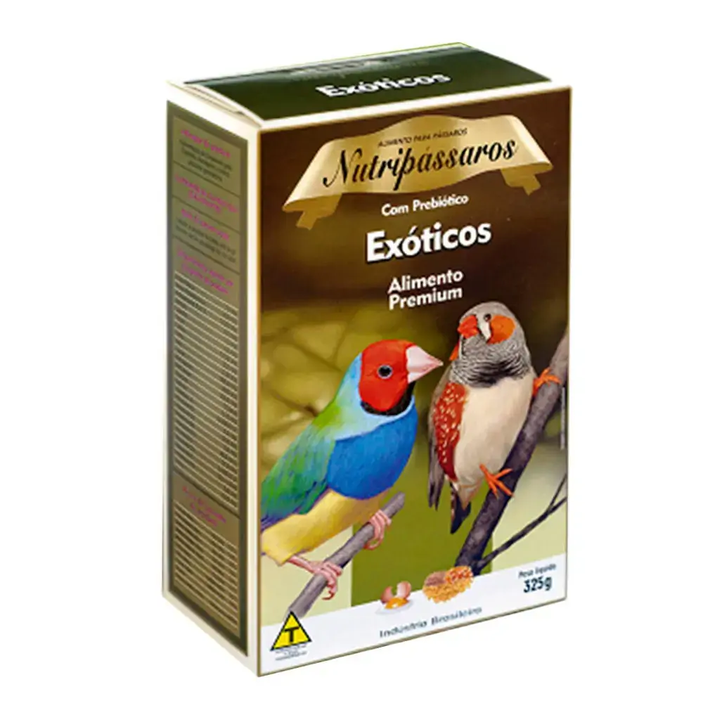 Ração para Pássaros Exóticos Nutripássaros Premium 325g