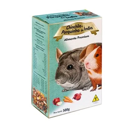 Ração para Chinchila e Porquinho da Índia 500g