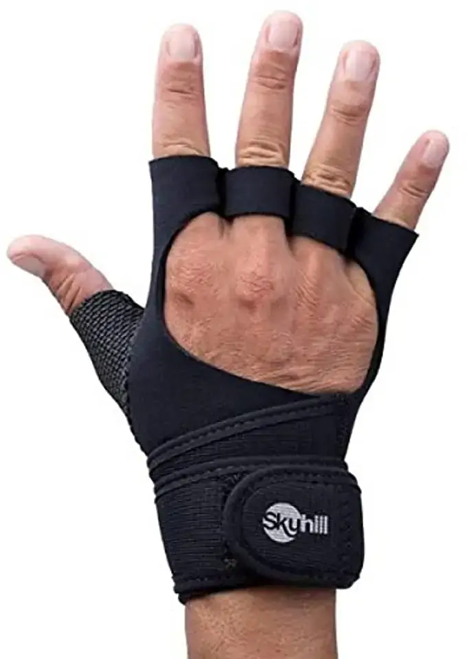 Luva De Neoprene C/munhequeira Preto G