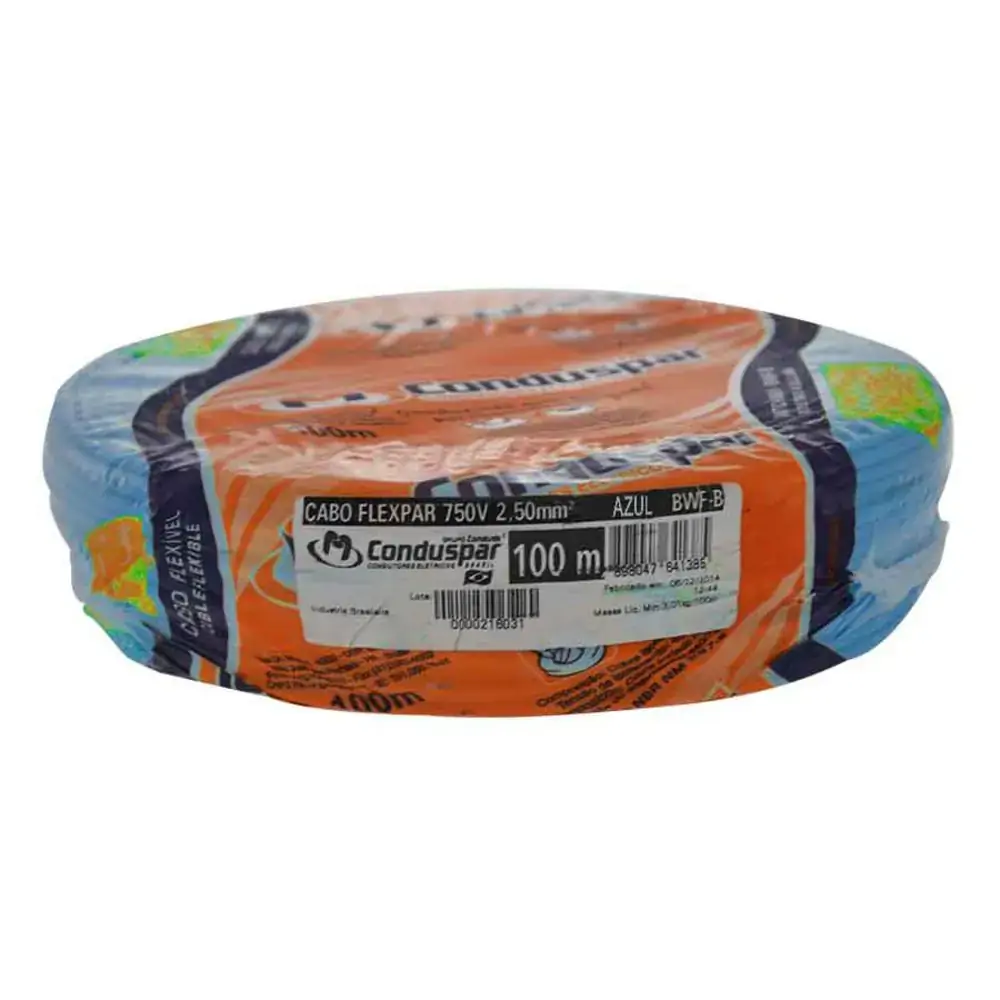 Cabo Flexivel 2,5 Mm 750v Azul