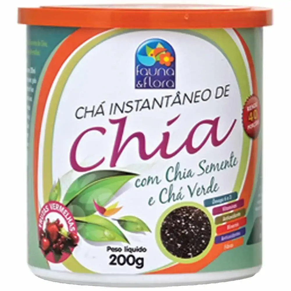 Chá Instantâneo De Chia Fauna E Flora