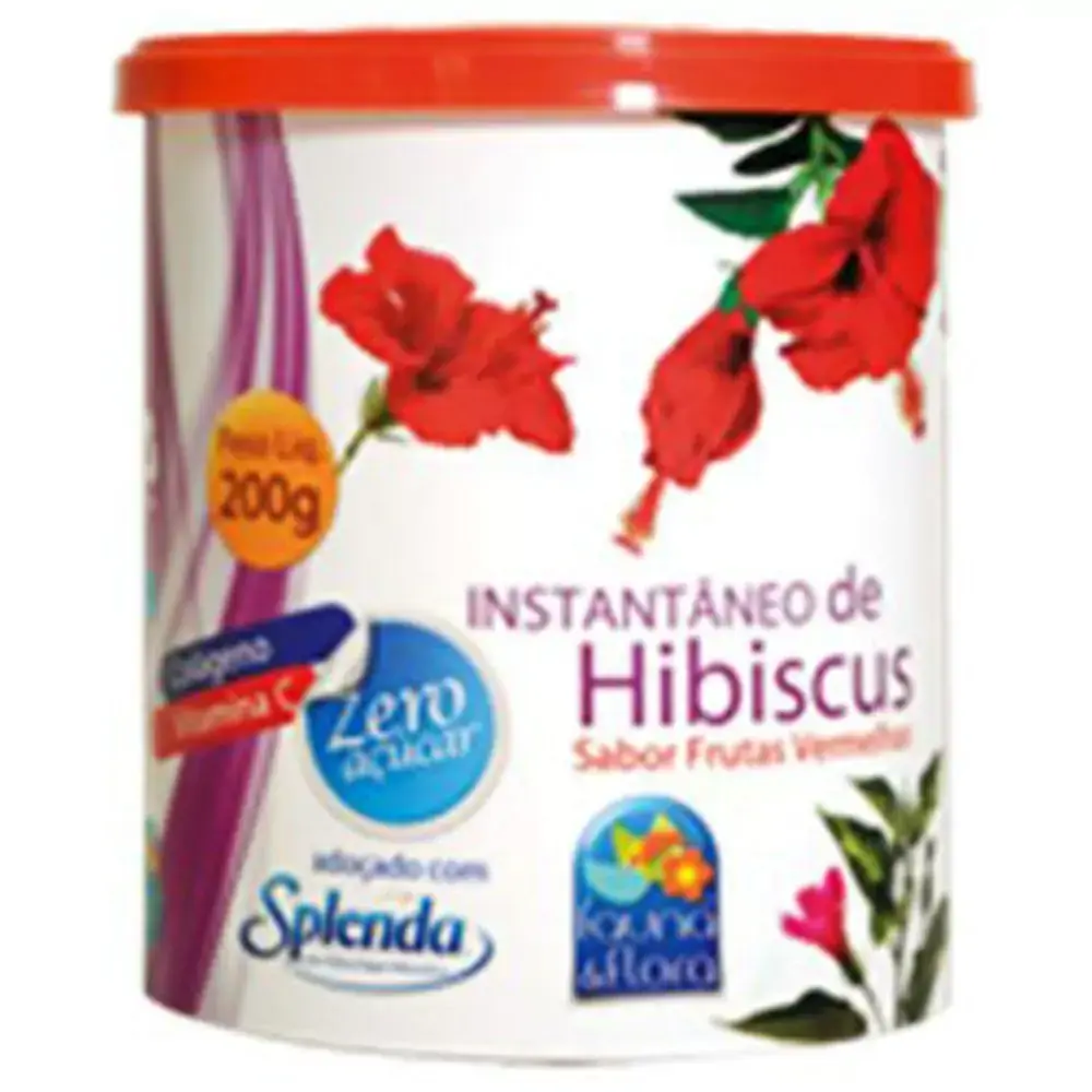 Instantaneo Hibiscus Sabor Frutas Vermelhas 200g