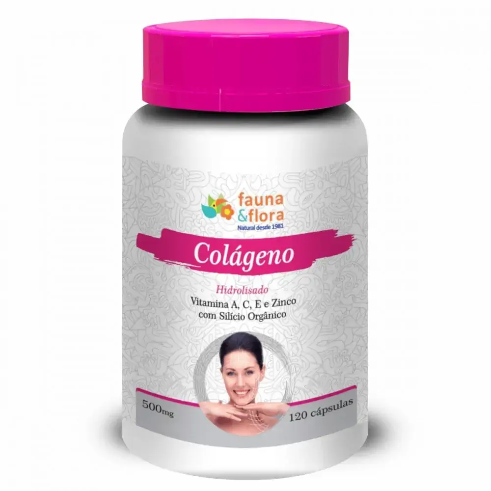 Colágeno Vit A,c,e,zinco 500mg 120 Caps