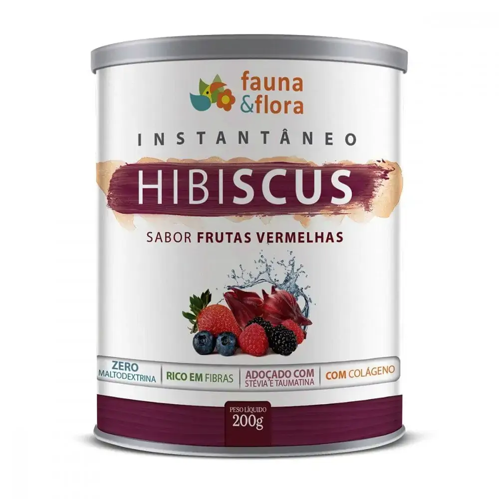 Cha Instantaneo Hibiscus 200g Fauna E Flora