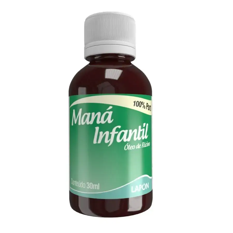 Mana Infantil Oleo De Ricino 30ml Lapon