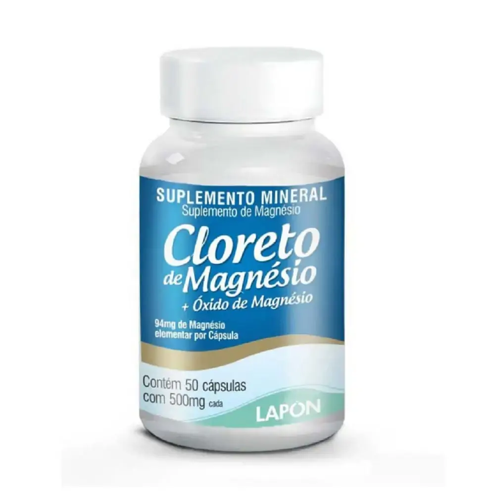 Cloreto De Magnésio 50 Cáps