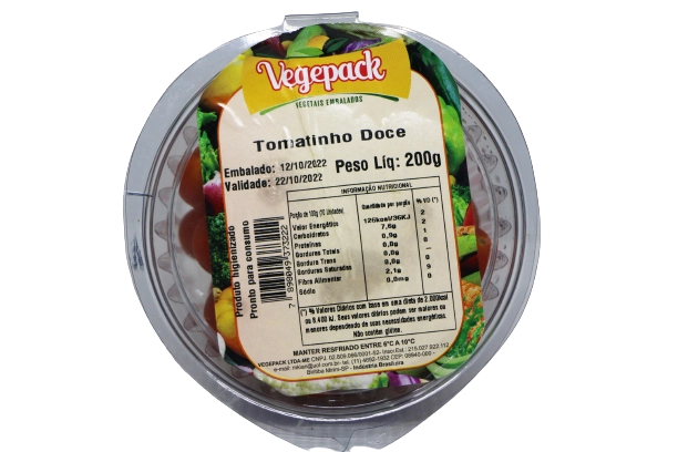 Tomatinho Vegepack 200gr Doce