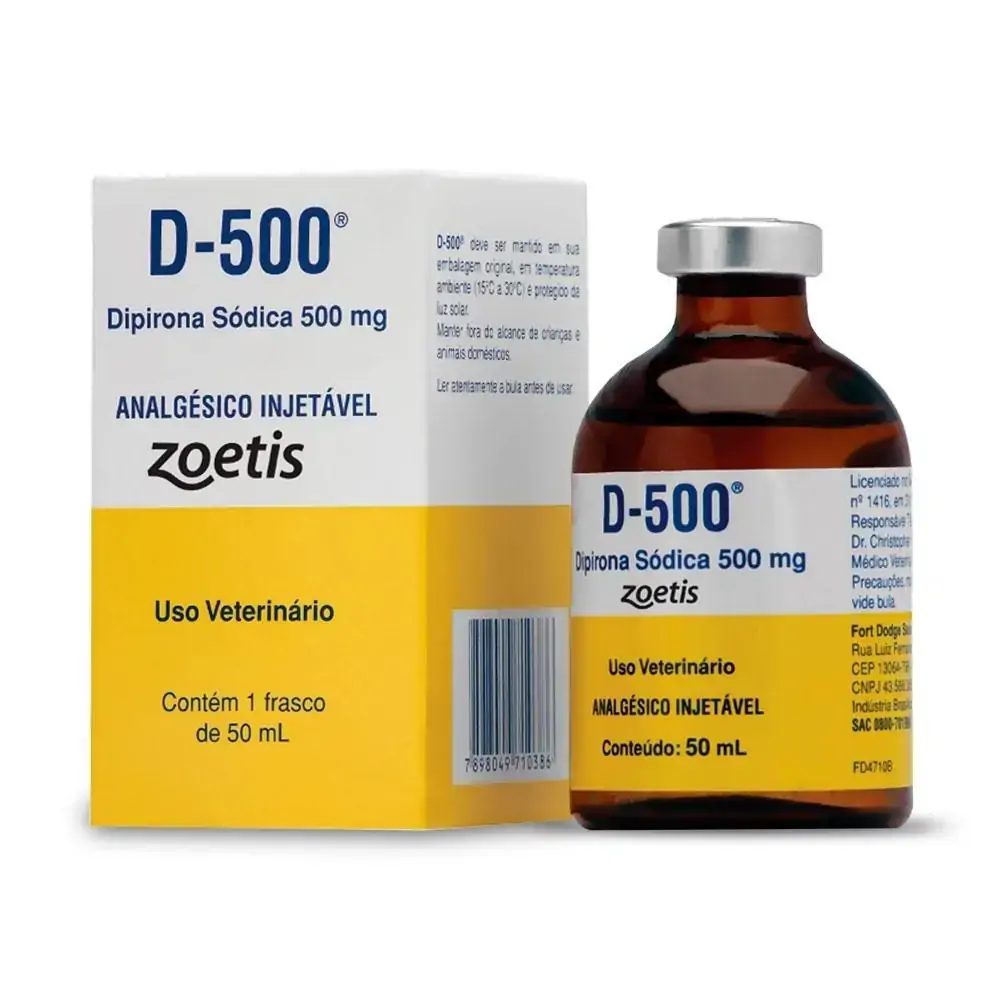 D 500 Dipirona Sodica 500 Mg Zoetis