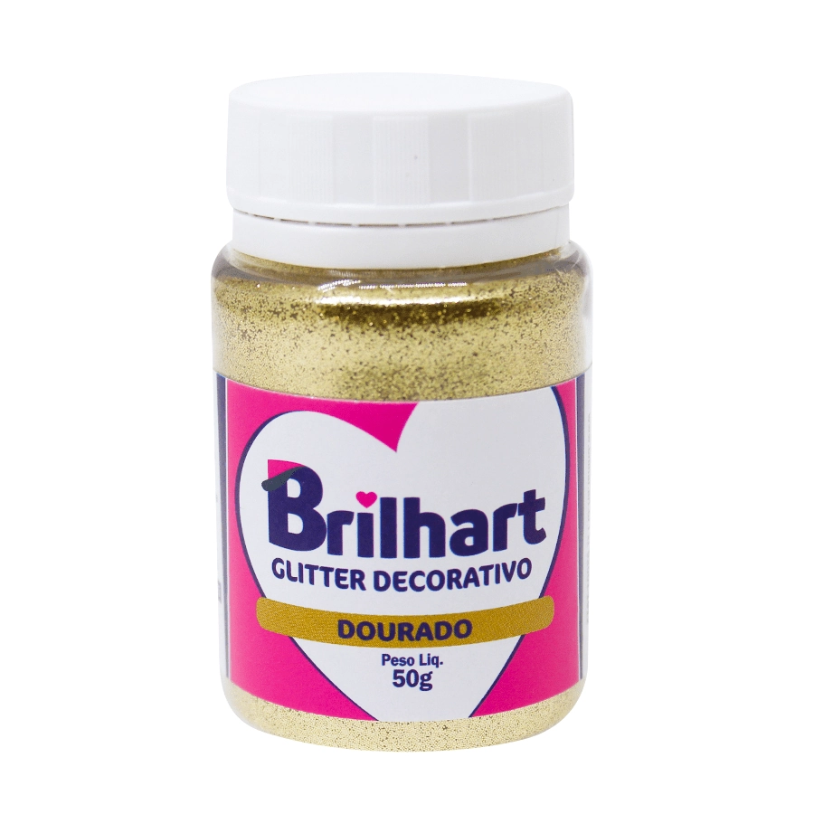 Pó Dec Glitter Dourado 50drd 5g Brilhart