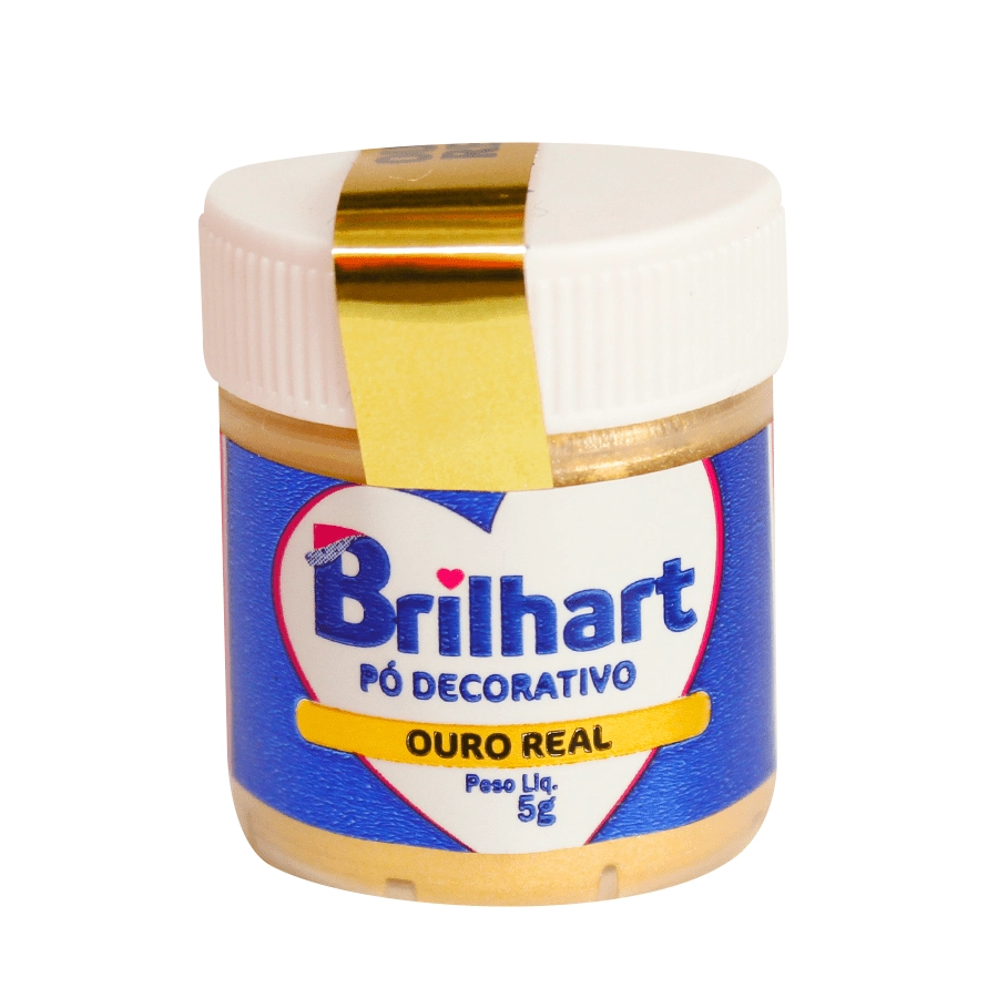 Pó Dec Cintilante Ouro Real 5g Brilhart