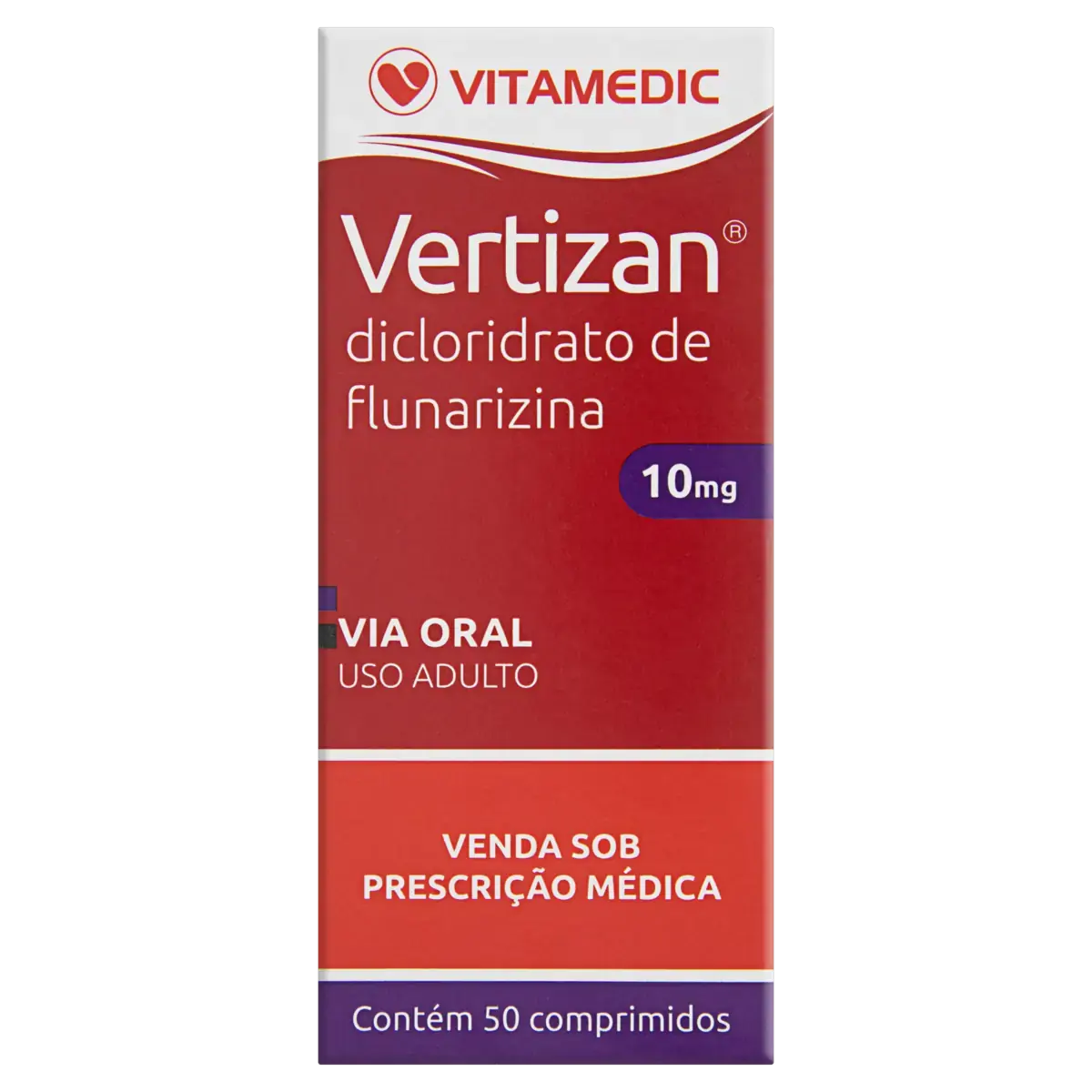 Vertizan Vitamedic Caixa 50 Comprimidos