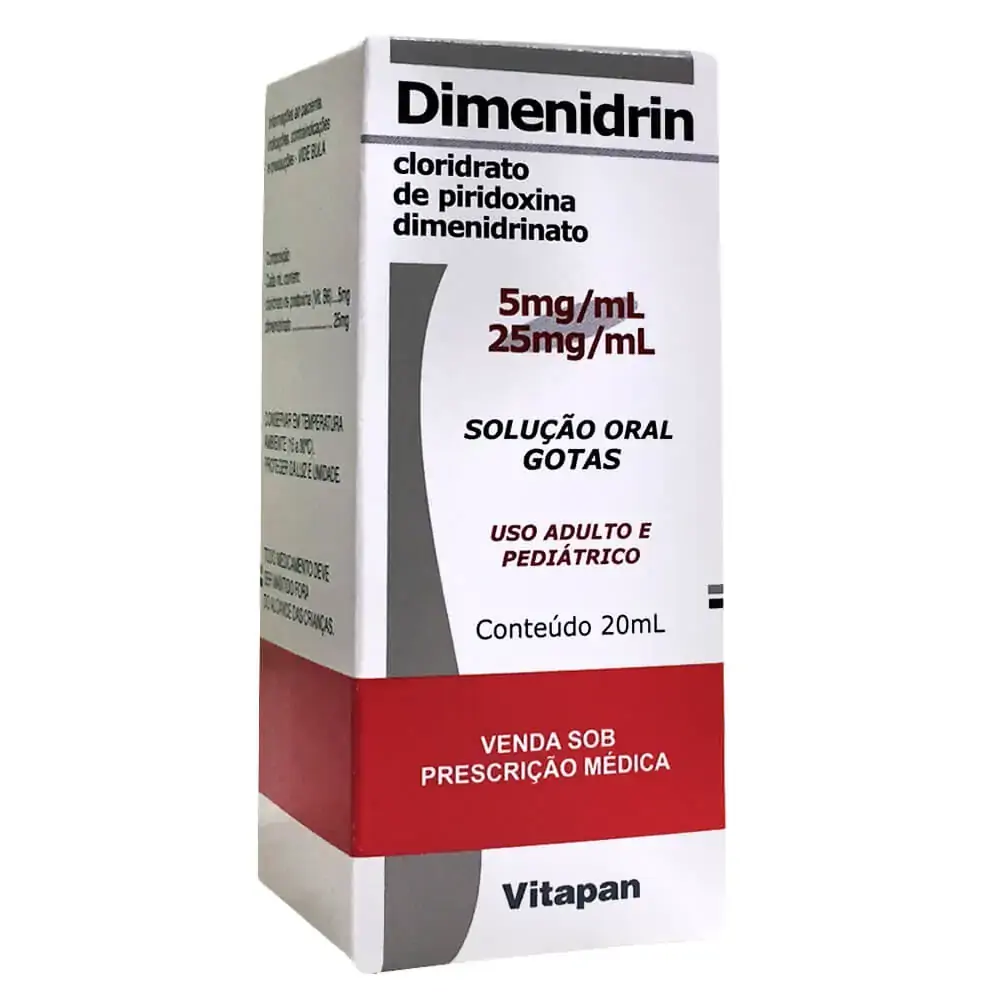 Dimenidrin 25 5mg/ml Sol Or Ct Fr Pet Got