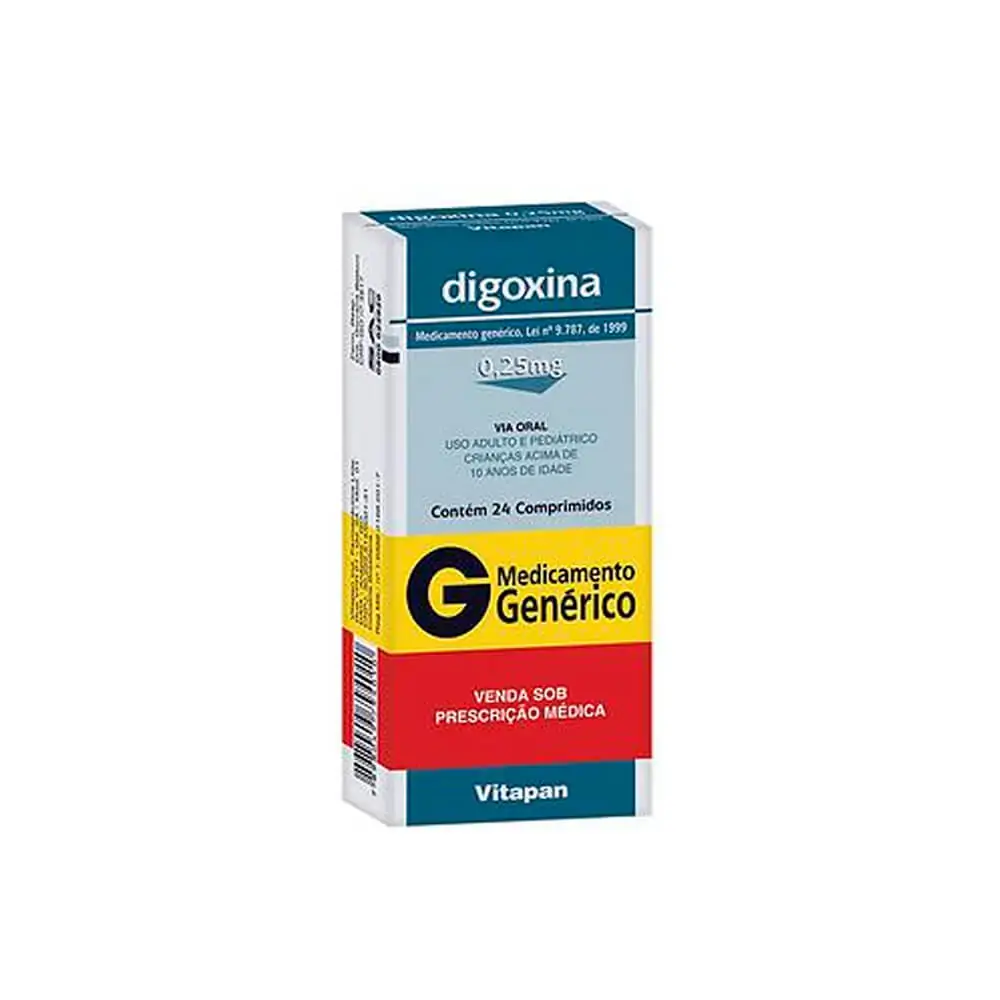 Digoxan 0,25 Mg 24 Comprimidos Vitapan Similar