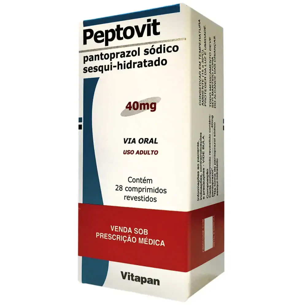 Peptovit 40mg Caixa 28 Comp Rev